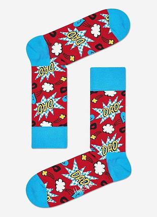 (192 247) носки happy socks 00-4064*20 женск. красный 36/40