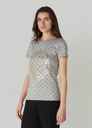 (177 568) футболка trussardi 73-1093*60 жіночець. сірий 2xs