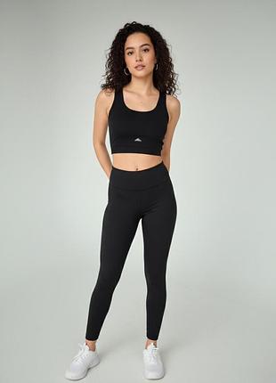 Топ боксерка женский без чашечек отнотонный h&m sport черный