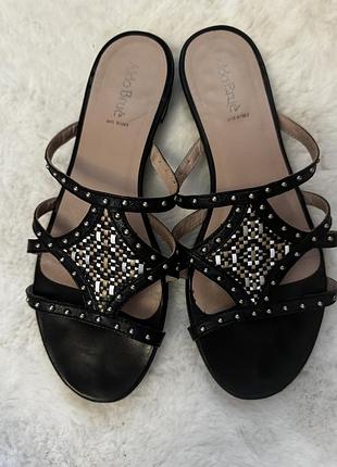 Aldo bue leather sandals сандалі шльопанці босоніжки