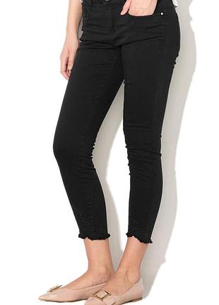 Джинсы женские черные benetton 4cgd557b5*700 размер 34