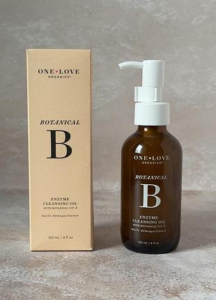One love organics - botanical b enzyme cleansing oil - очищувальна олія, 120 ml