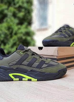 Adidas niteball хаки с чёрным