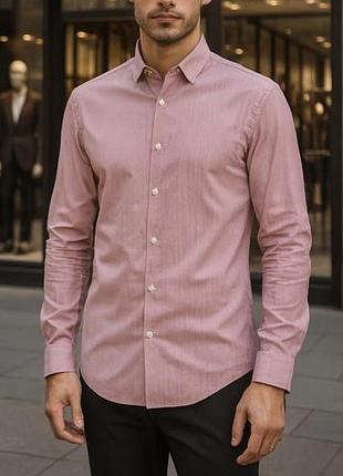 Рубашка мужская хлопковая van heusen (xl)
