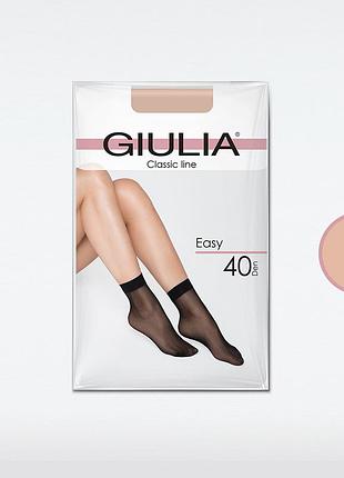 Классические женские носки из полиамида giulia easy 40 "top comfort" (уп) visone, 0 daino, 0