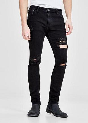 Джинсы jack & jones 12126504*10 мужск. черный 34/34 (149 549)