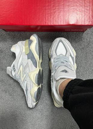 New balance 9060 quartz grey team cream sea solt cordura термо