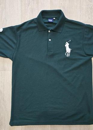 Поло polo ralph lauren зелёное