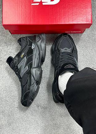 New balance 9060 total black phantom cordura