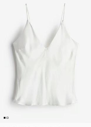 Новий топ шовк h&m