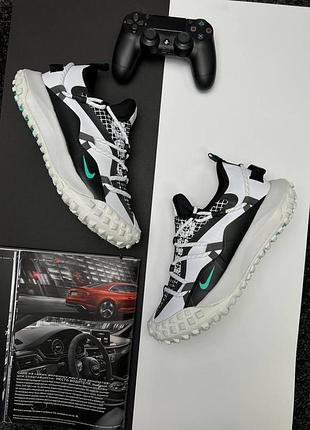 💎мужские кроссовки nike acg mountain fly low white black mint