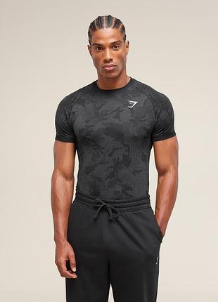 Футболка gymshark geo seamless