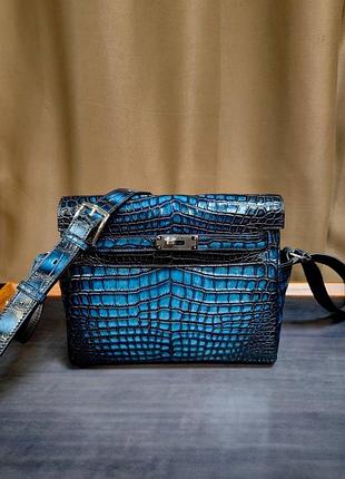 Чоловіча сумка клатч з натуральної шкіри hermes