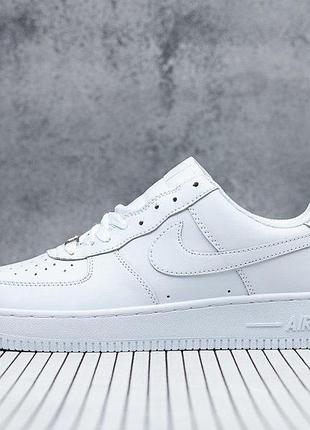 Nike air force 1 white low белые найк аир форс 37