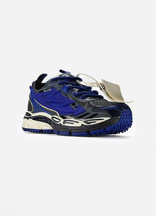Кроссовки off-white be right back gunmetal blue
