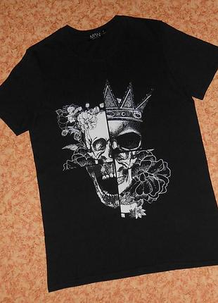 Футболка boohooman/skull/череп