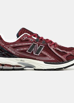 Бордовые кроссовки унисекс new balance 1906r burgundy х нью беланс 41