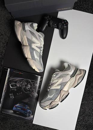💎чоловічі кросівки new balance 9060 light grey beige