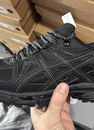 Черные мужские кроссовки asics gel kahana 8 black gore-tex termo winter х ассикс 41