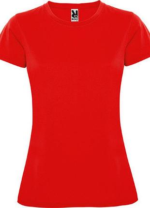 Футболка roly montecarlo/woman (червоний 2xl)