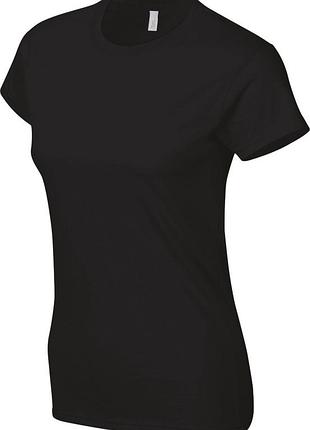 Футболка женская gildan softstyle (красный l)