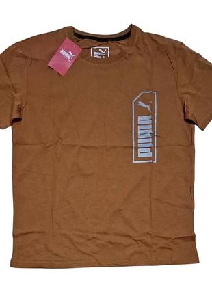 Футболка кирпичный puma размер s,l