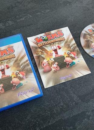 Диск worms battlegrounds (playstation 4)