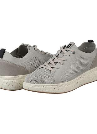 Мужские кроссовки aml26712 осенние весенние демисезонные стильные повседневные кроссовки текстильные серые restime