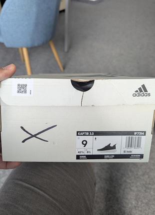 Кросівки чоловічі adidas kaptir 3.0 core black white розмір ua 41 / eu 42.5 / us 9