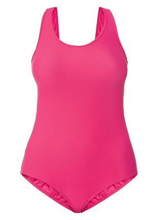 Купальник слитный с корректирующим эффектом для женщины esmara lycra® 371853 46(l) розовый