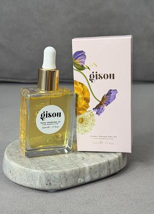 Оригинальный 50мл! масло для волос блеск, гладкость gisou honey infused hair oil