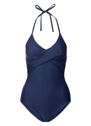 Купальник слитный на подкладке для женщины esmara lycra® 372115 36(s) темно-синий