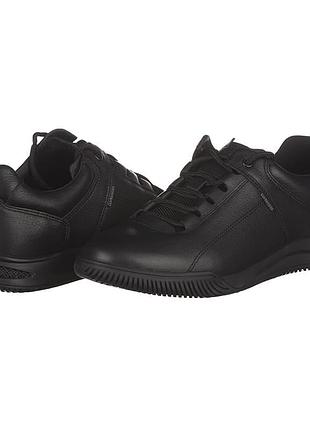 Чоловічі чорні шкіряні кросівки clubshoes 20104