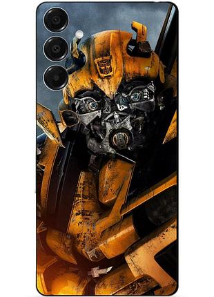 Чехол силиконовый бампер для samsung s26 plus с рисунком бамблби bumblebee трансформеры