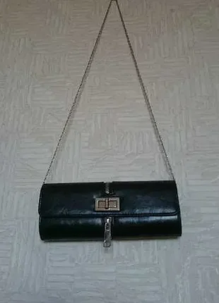 Клатч жіночий сумочка baellerry leather black
