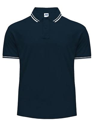 Стильная мужская тенниска поло jhk man regular contrast polo