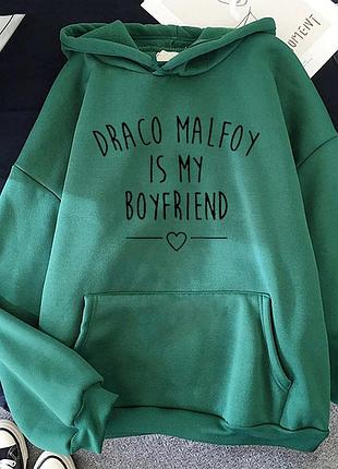 Худи с принтом draco malfoy женская толстовка s