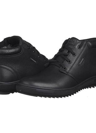 Чоловічі чорні шкіряні черевики clubshoes 10020