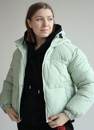 Куртка жіноча поліестер м'ятний xxl(р) арт.710 mint (xxl) (китай)
