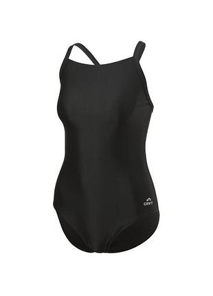 Купальник слитный с вырезом сзади для женщины crivit lycra® 491573 38(s) черный