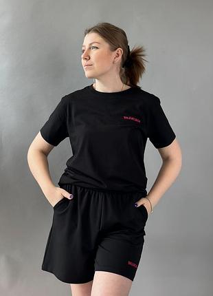 Костюм жіночий трикотаж чорний s(р) арт.81526 black (s) (україна)