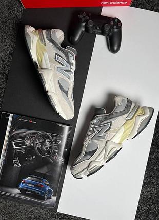 💎мужские кроссовки new balance 9060 beige grey