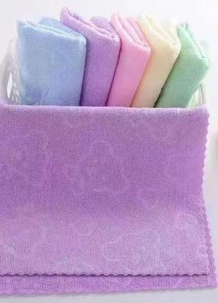 Серветка для кухні та прибирання з мікрофібри 6 шт 23*23 см