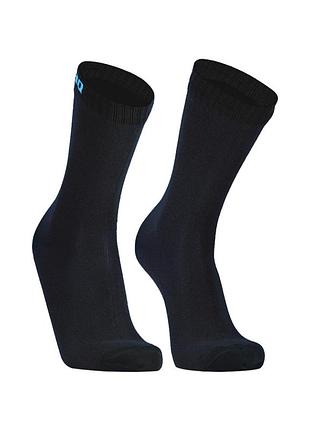 Водонепроницаемые носки dexshell ultra thin crew blk, размер m, черного цвета