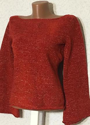 Нарядный джемпер с широкими рукавами🔥