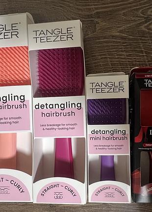 Tangle teezer щітки для волосся, середні, великі, міні