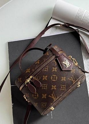 Женская сумка louis vuitton vanity monogram, сумка луи виттон косметичка, сумка луи витон