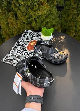 Кроксы от bape 7
