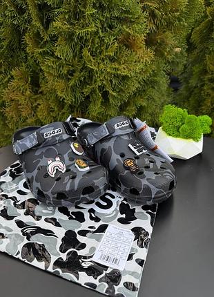 Кроксы от bape 4