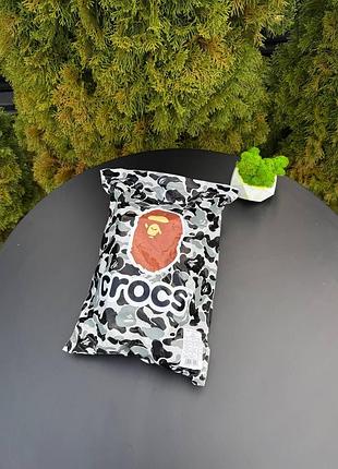 Кроксы от bape 9